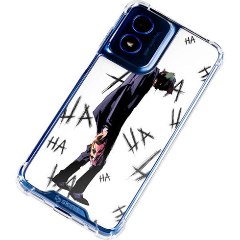 DC Comics The Joker HAHAHA Walking Moto G 5G (2024) Clear Case